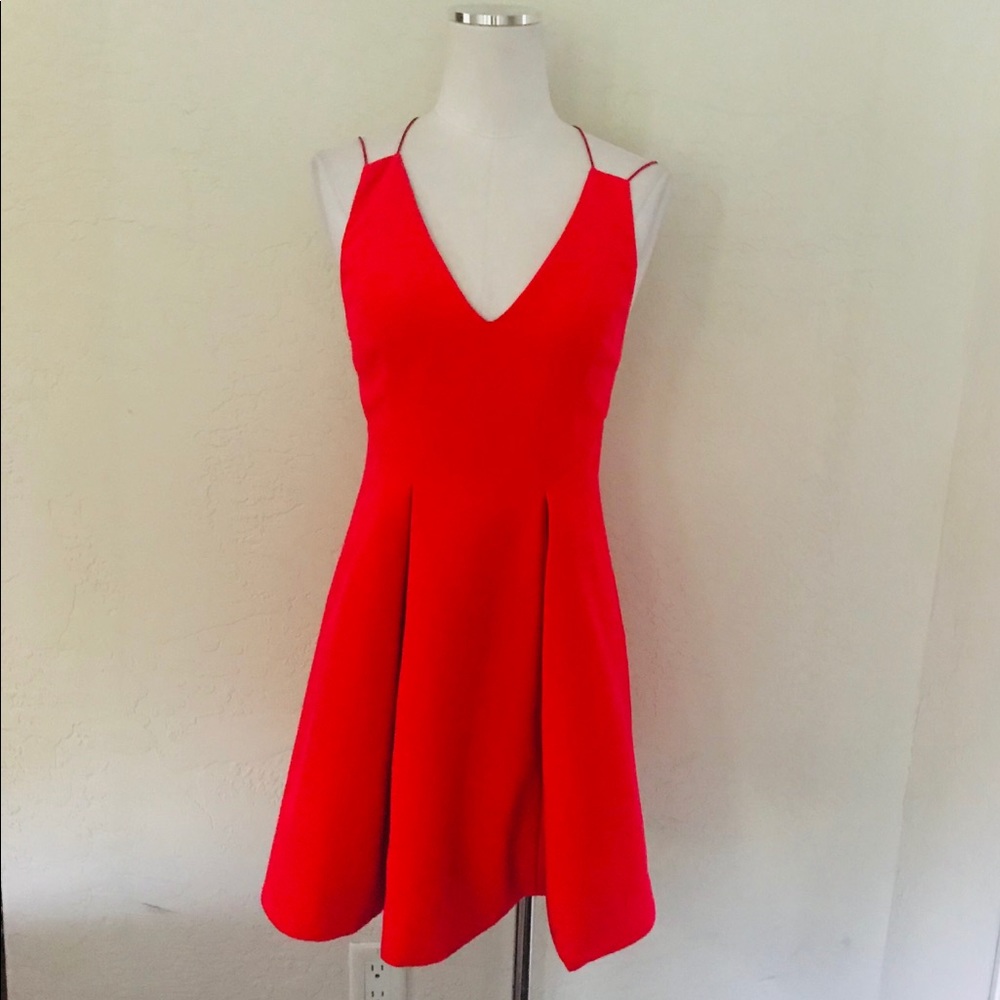 Bright Red Skater Mini Dress❗Last Chance To Buy‼️